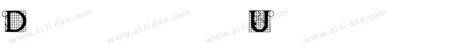 Draughts Ultrecht字体转换
